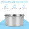 Elevated Tilted Double Stainless Steel Dog Cat Bowls, Raised Pet Food Water Feeding Stand for Small Puppies & Kittens